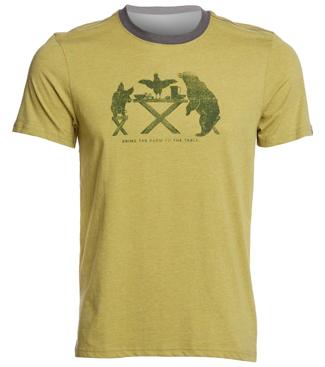 prAna Men's Farm to Table Ringer Short Sleeve