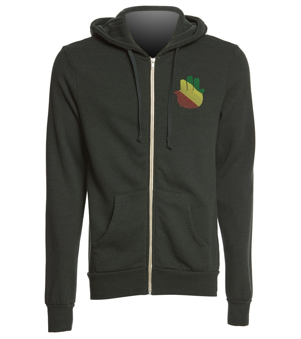 Spiritual Gangster Men's Hamsa Zip Hoodie