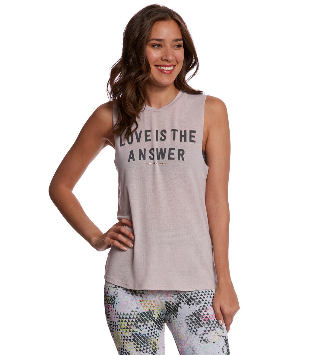 Spiritual Gangster Love Is The Answer Muscle Tank