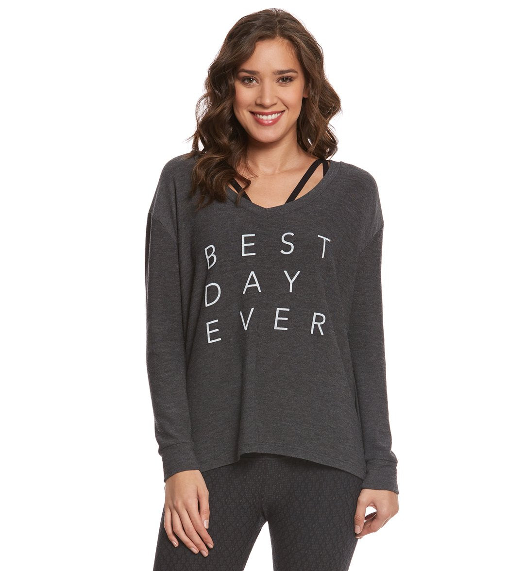 Good hYOUman Best Day Ever Yoga Long Sleeve