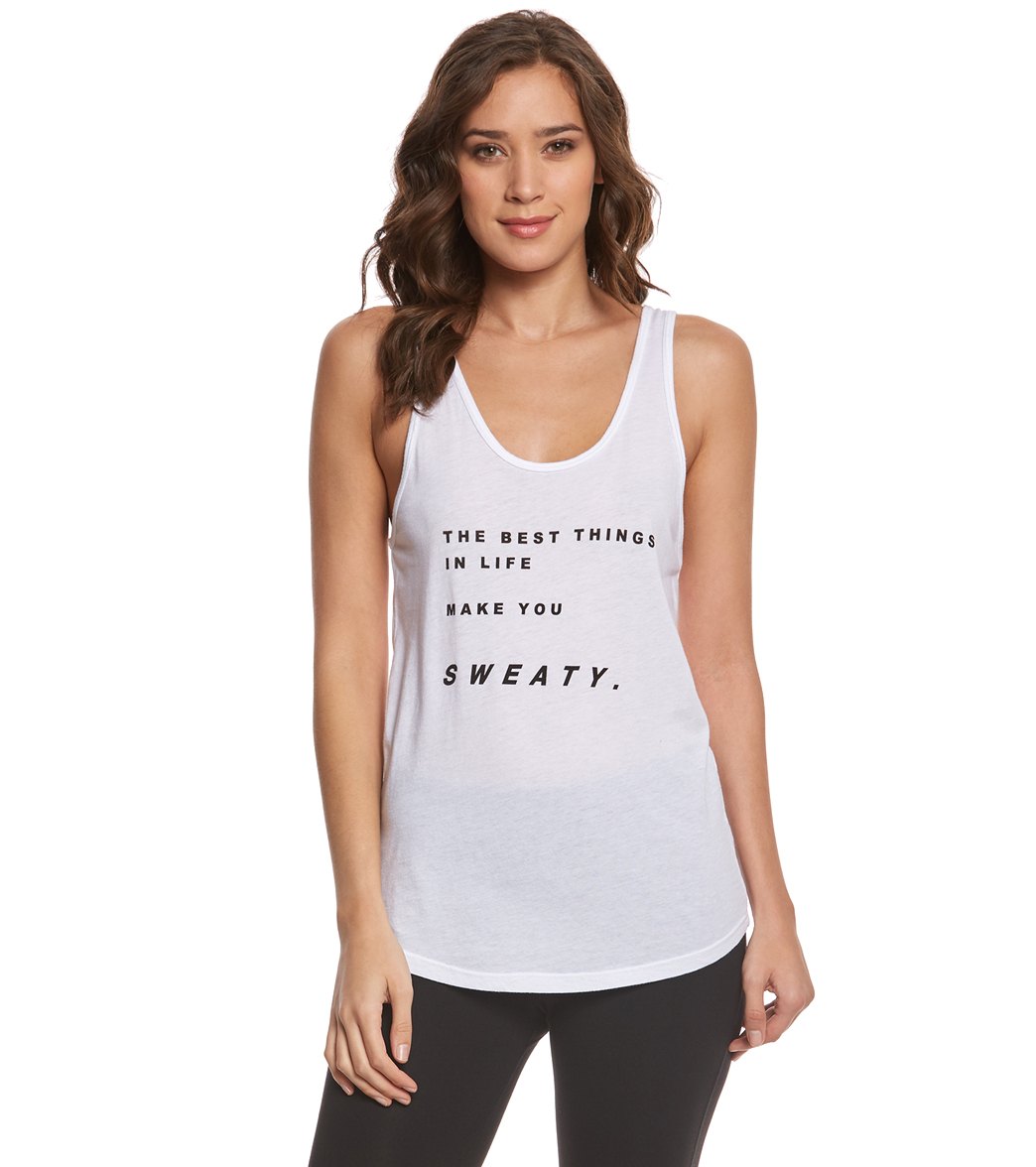 Good hYOUman Best Things In Life Yoga Tank Top
