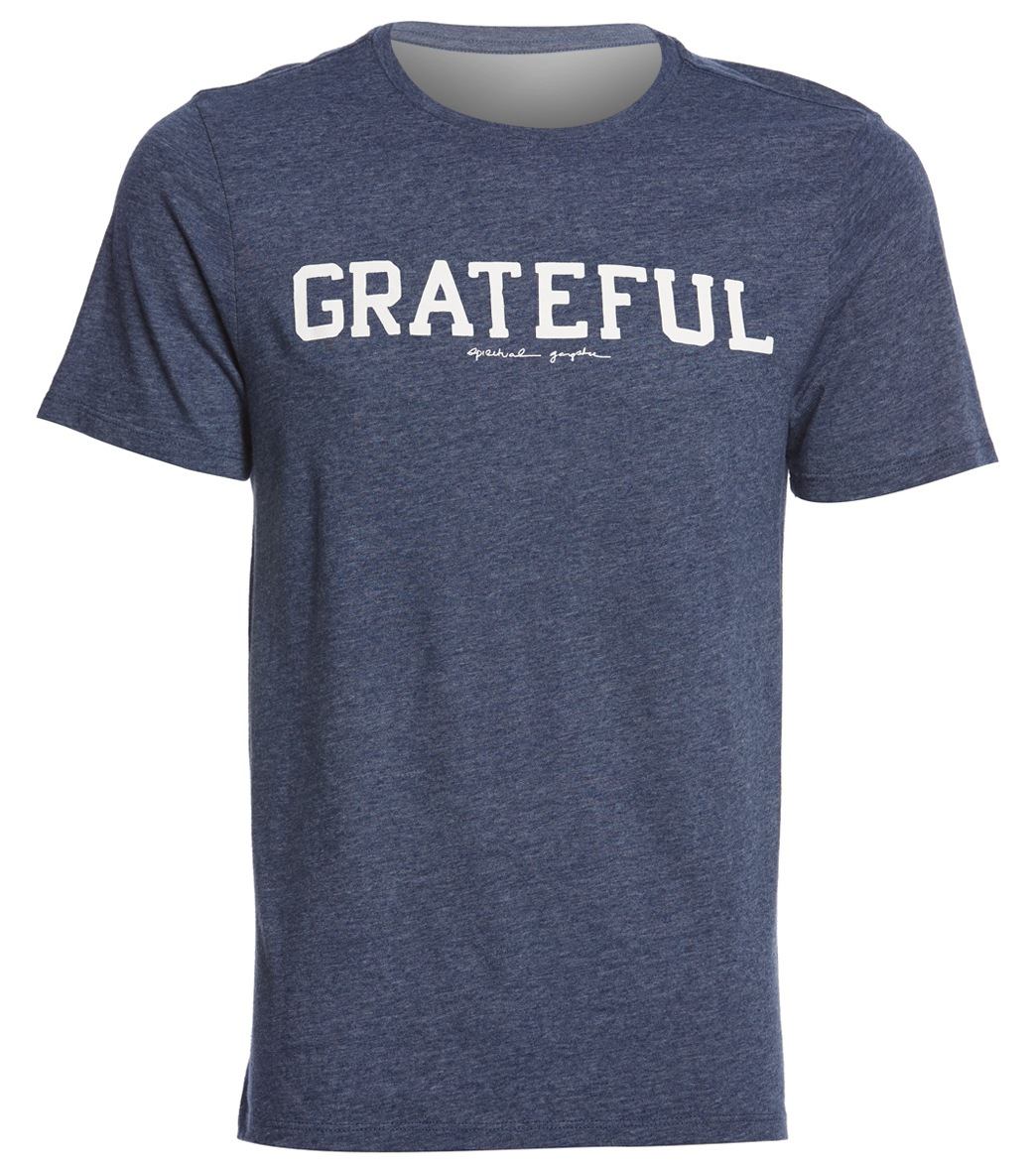 Spiritual Gangster Men's Grateful Yoga Tee