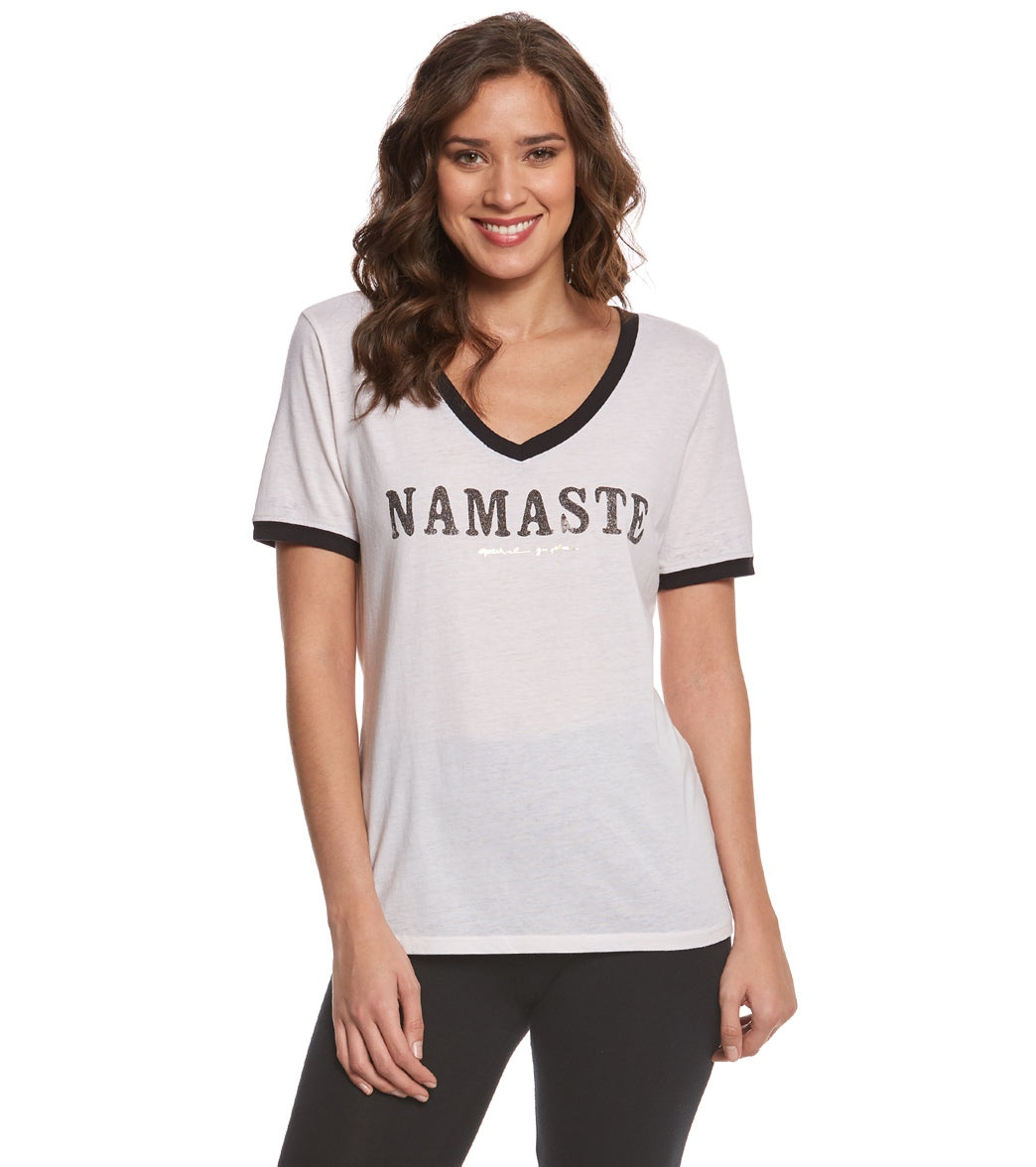 Spiritual Gangster Namaste Heart Yoga Tee