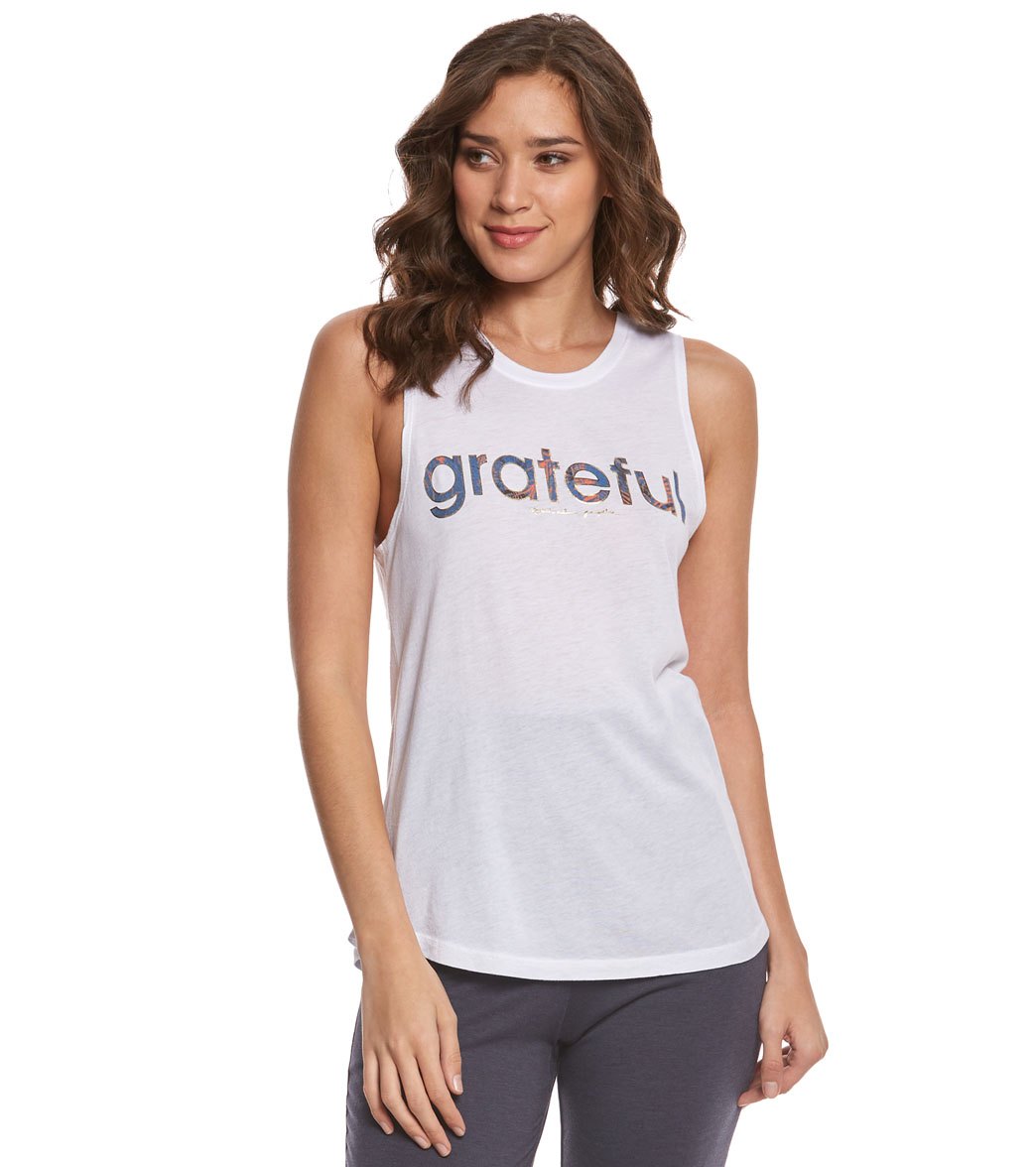 Spiritual Gangster Grateful Yoga Tank Top