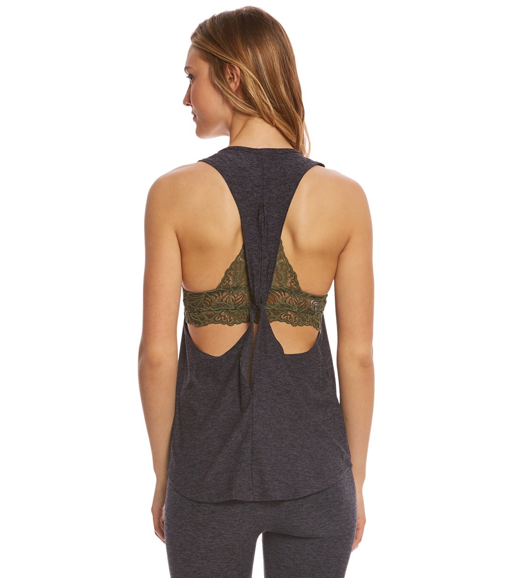 Beyond Yoga Dim The Lightweight Looped Yoga Muscle Tee