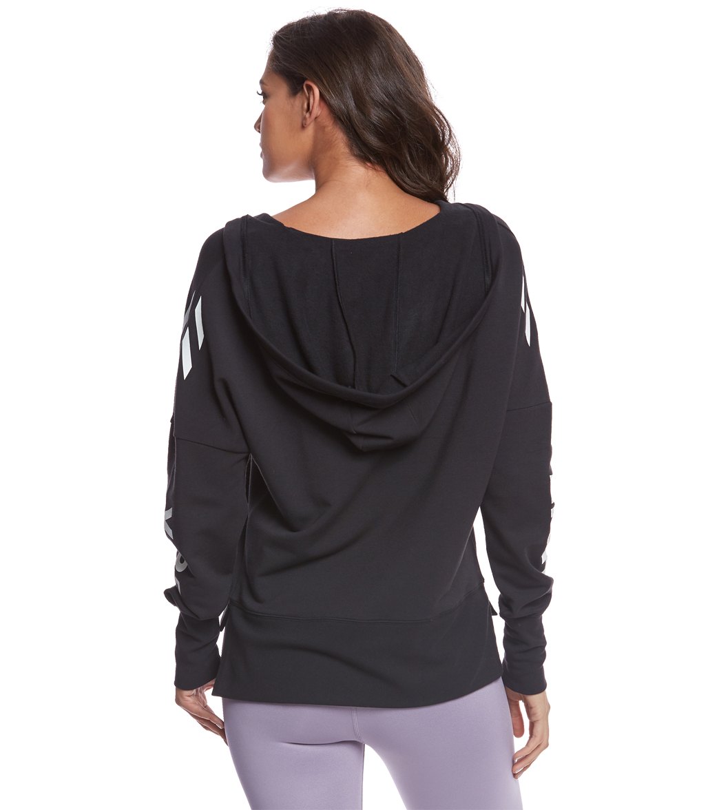 Alo Yoga Fluid Cropped Yoga Hoodie