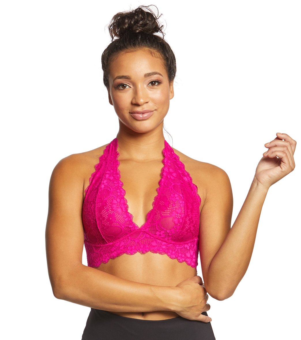 Free People Galloon Lace Halter Bra